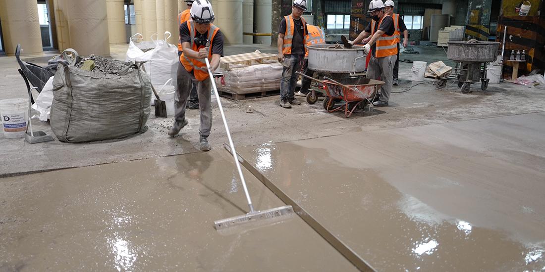 永丰余工厂地坪补修