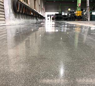 Tire Factory Old Flooring Repairing