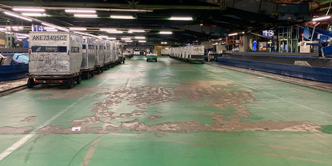 Baggage Conveyor Area Repairing