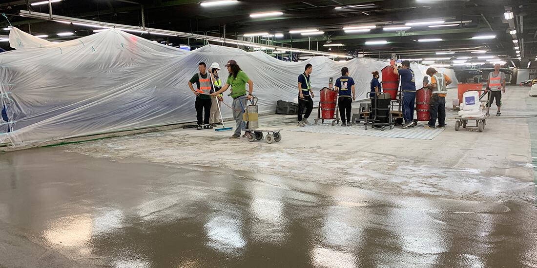 Baggage Conveyor Area Repairing