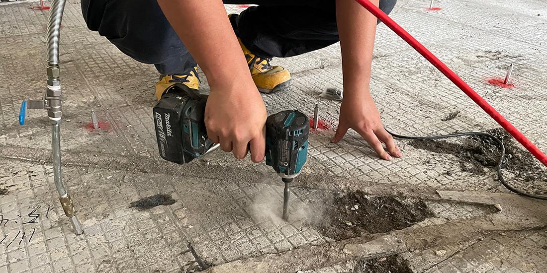 Hollow Spot Repairing