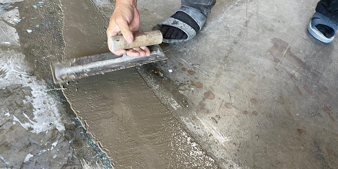 Floor Cracking Repairing