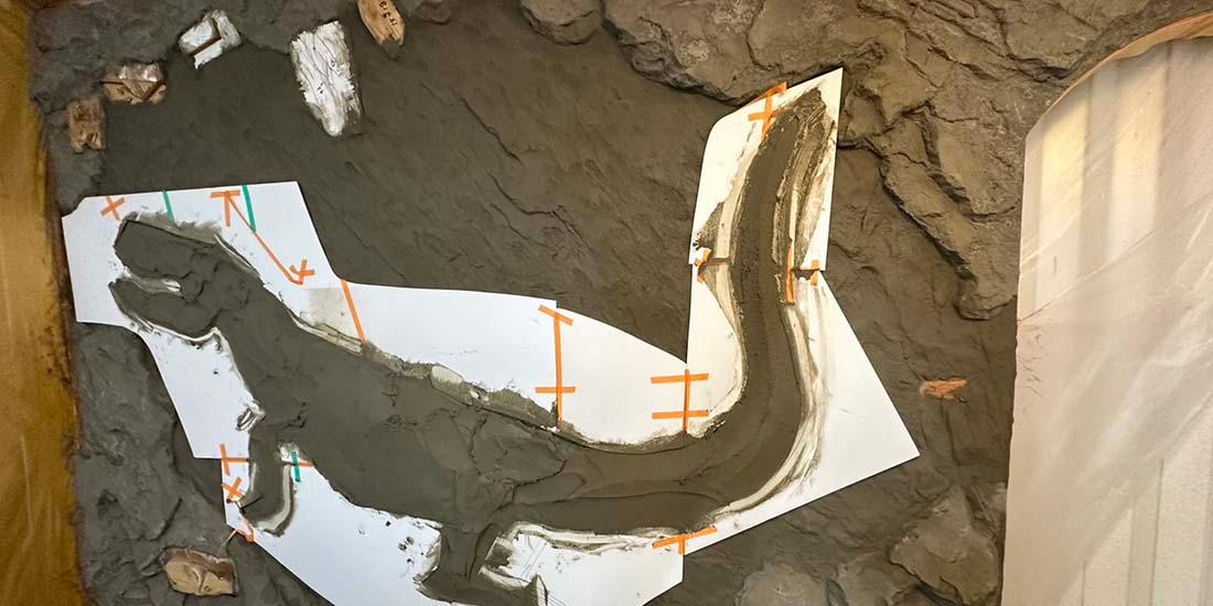 Dinosaur Fossil Sculpture