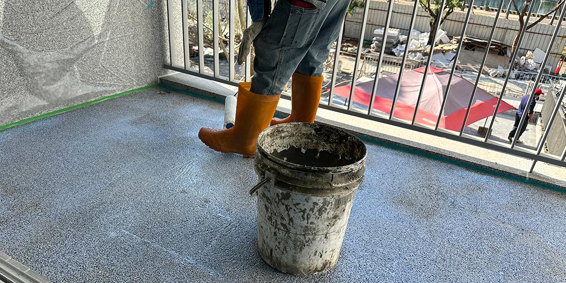 Pebble Terrace Waterproofing and Protection