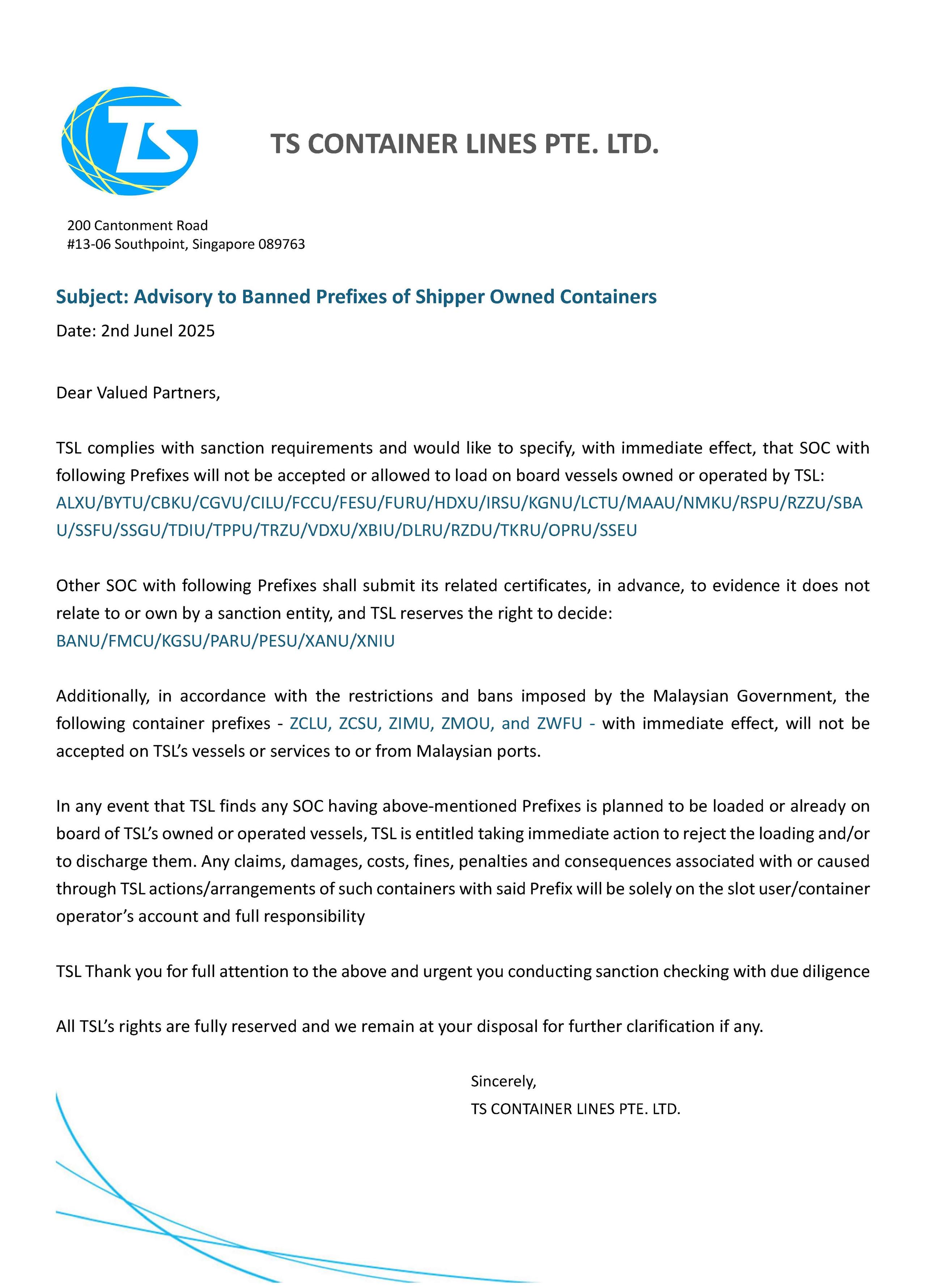 TSL 20250602 - Advisory to Banned Prefixes of Shipper Owned Containers.jpg