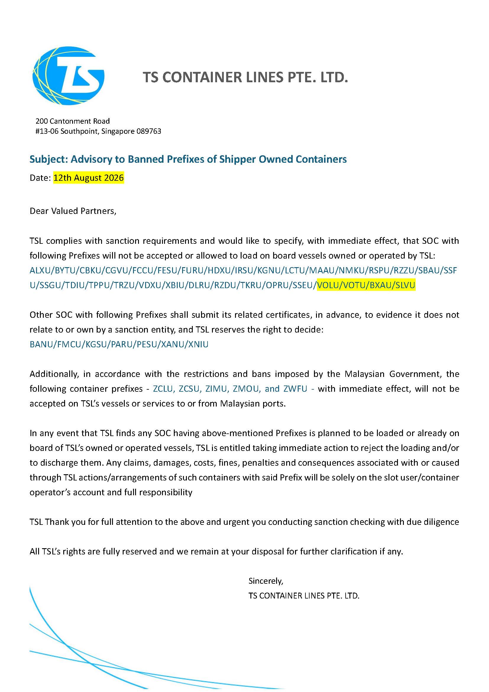 TSL 20260812 - Advisory to Banned Prefixes of Shipper Owned Containers.jpg