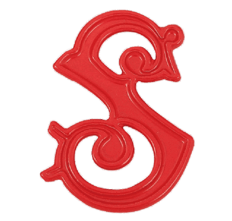 S字型徽章