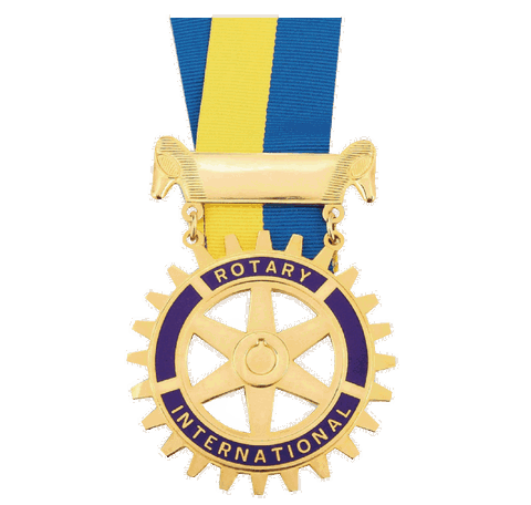 扶輪社織帶獎章