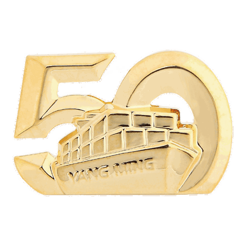 陽明海運50週年徽章
