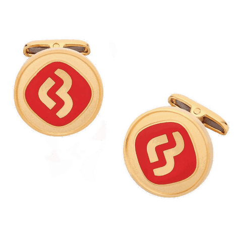 Cosmos Bank Cufflink