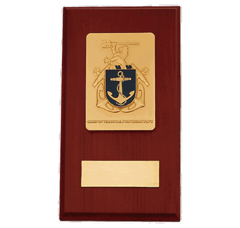 Royal Navy Medal Plaque