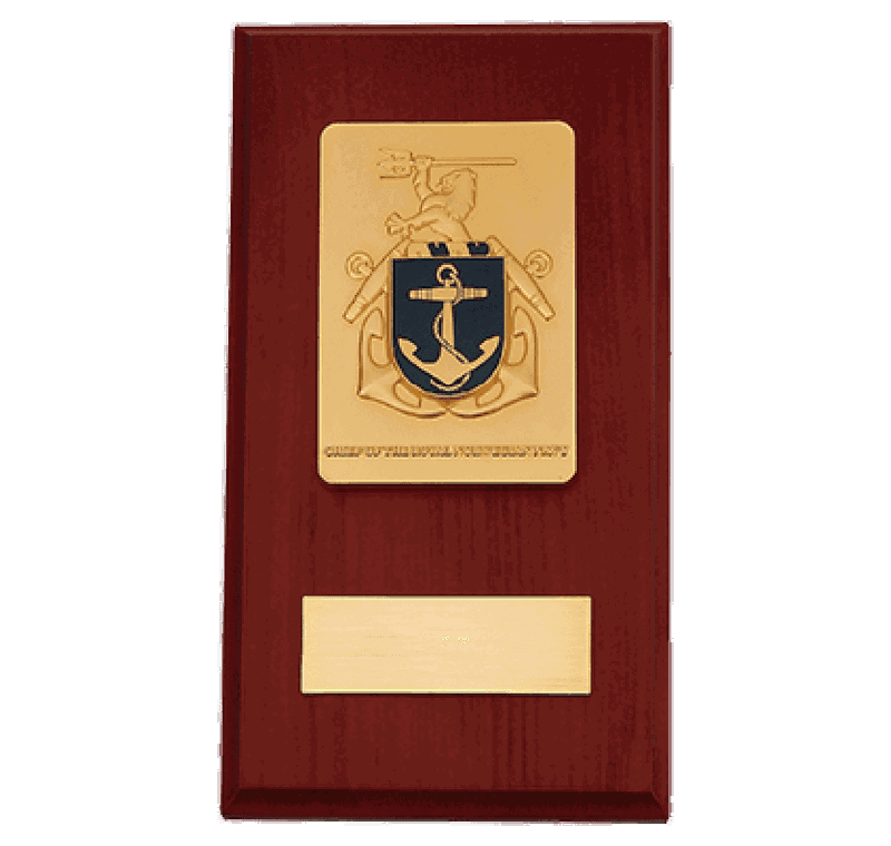 Royal Navy Medal Plaque