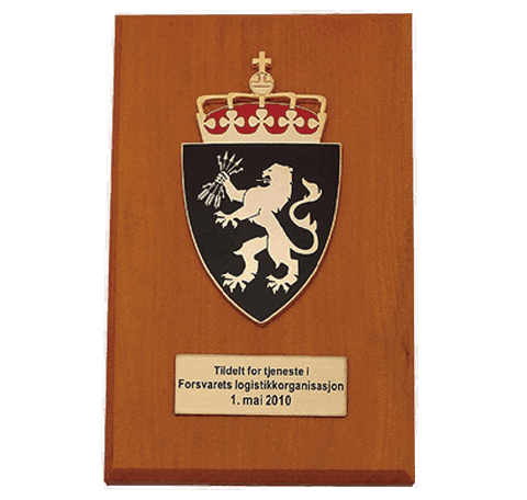 Royal Honor Medal Plaque
