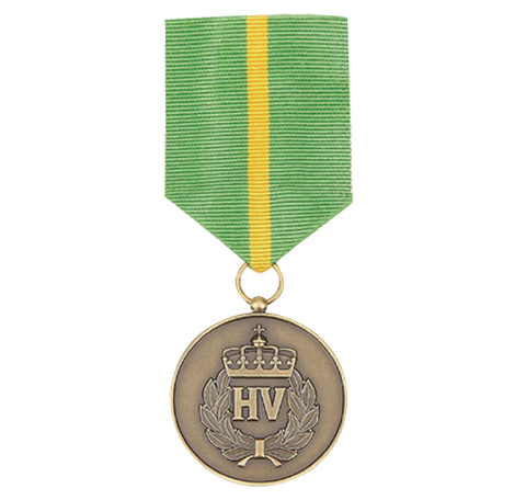 HV Ribbon with Medal Plaque