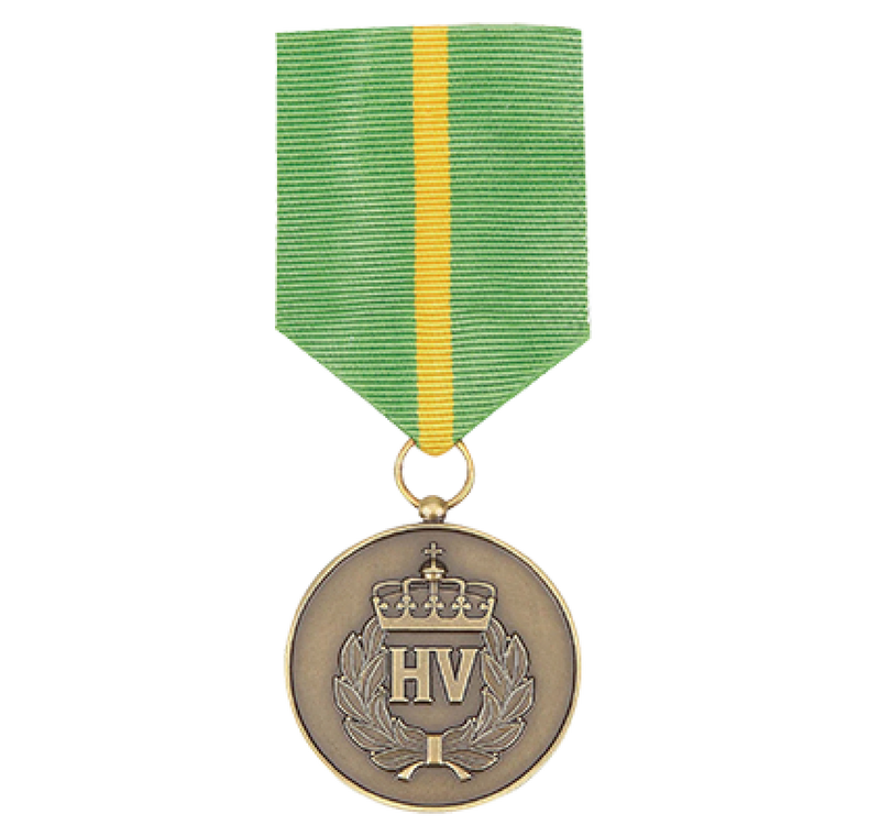 HV Ribbon with Medal Plaque