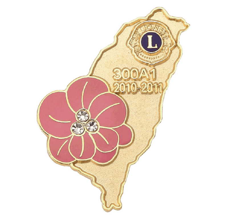 300A1 Lions Club Pin