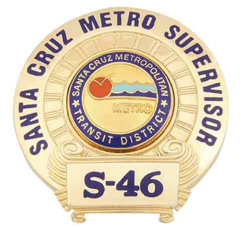 SANTA CRUZ METRO Pin
