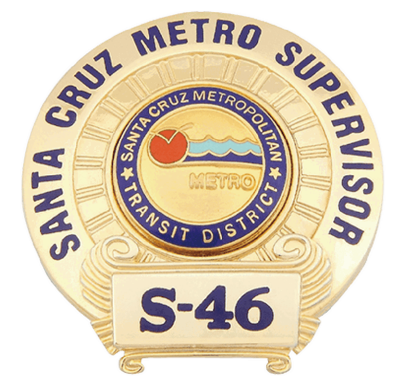 SANTA CRUZ METRO Pin