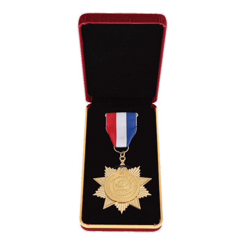 Taiwanese Pen Ribbon with Medal