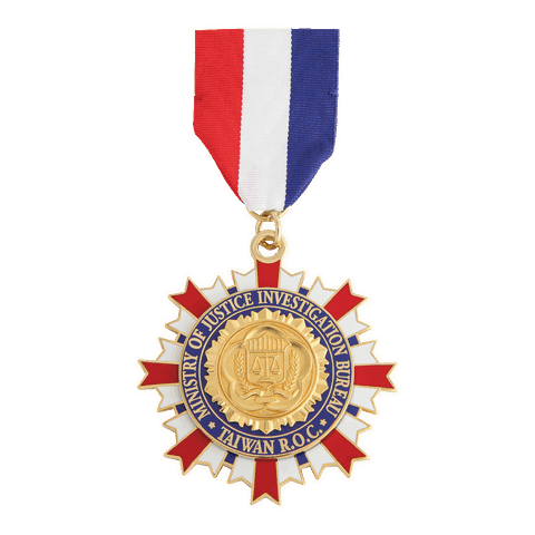 MJIB Ribbon with Medal