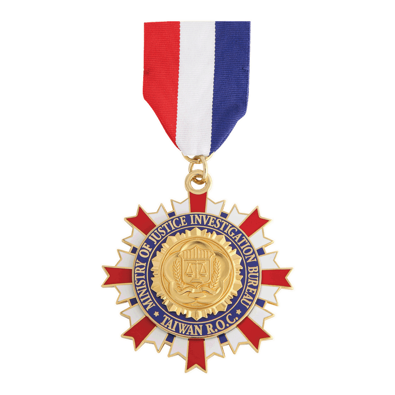 MJIB Ribbon with Medal