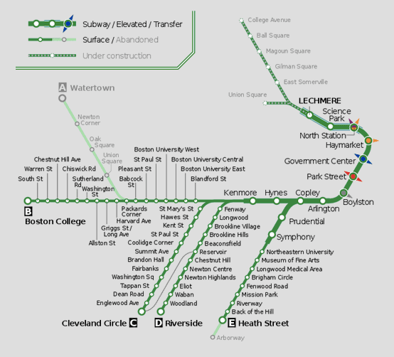 投資波士頓，你不可不知的...(交通-Green Line)