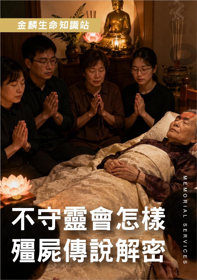 不守靈大體會變殭屍？守靈習俗真相，老習俗真正原因