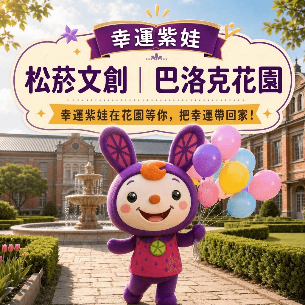 【市集】幸運紫娃－水水花園市集