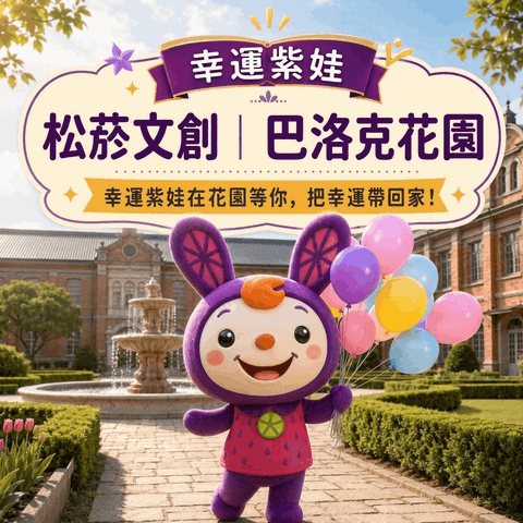 【市集】幸運紫娃－水水花園市集