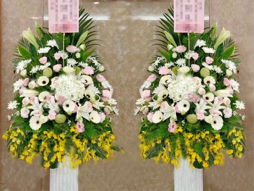 典藏花籃一對(北部殯儀會館-含運)