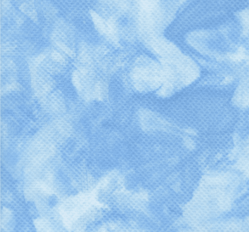 Spray dyed